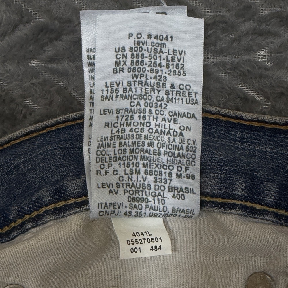 Vintage Levis 527 Jeans Mens 36x34 Blue Medium Wash Cotton Bootcut Denim Y2K - Picture 5 of 15